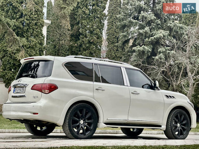 Белый Инфинити QX56, объемом двигателя 5.55 л и пробегом 292 тыс. км за 24300 $, фото 12 на Automoto.ua