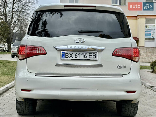 Белый Инфинити QX56, объемом двигателя 5.55 л и пробегом 292 тыс. км за 24300 $, фото 17 на Automoto.ua