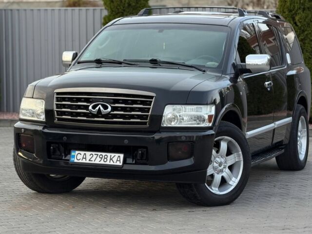 Черный Инфинити QX56, объемом двигателя 5.6 л и пробегом 310 тыс. км за 8100 $, фото 1 на Automoto.ua