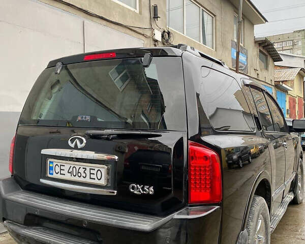 Чорний Інфініті QX56, об'ємом двигуна 5.55 л та пробігом 200 тис. км за 8300 $, фото 2 на Automoto.ua
