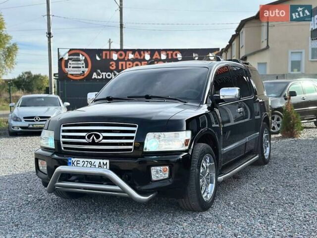 Черный Инфинити QX56, объемом двигателя 5.6 л и пробегом 235 тыс. км за 9499 $, фото 2 на Automoto.ua