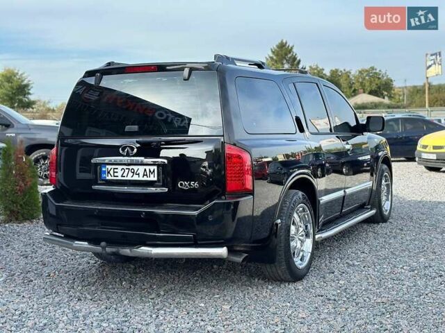 Черный Инфинити QX56, объемом двигателя 5.6 л и пробегом 235 тыс. км за 9499 $, фото 1 на Automoto.ua