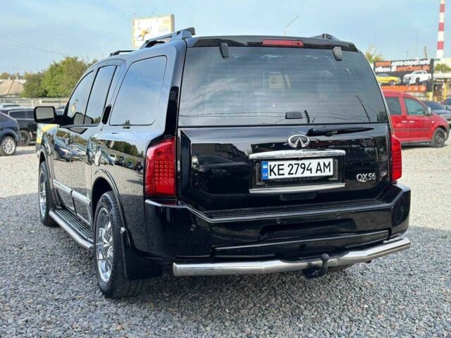 Черный Инфинити QX56, объемом двигателя 5.6 л и пробегом 235 тыс. км за 9499 $, фото 3 на Automoto.ua