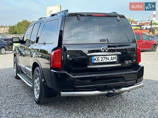 Черный Инфинити QX56, объемом двигателя 5.6 л и пробегом 235 тыс. км за 9499 $, фото 3 на Automoto.ua