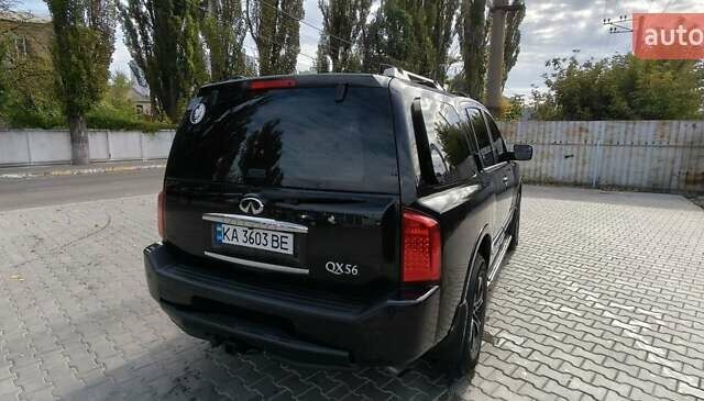 Чорний Інфініті QX56, об'ємом двигуна 5.6 л та пробігом 290 тис. км за 9000 $, фото 5 на Automoto.ua