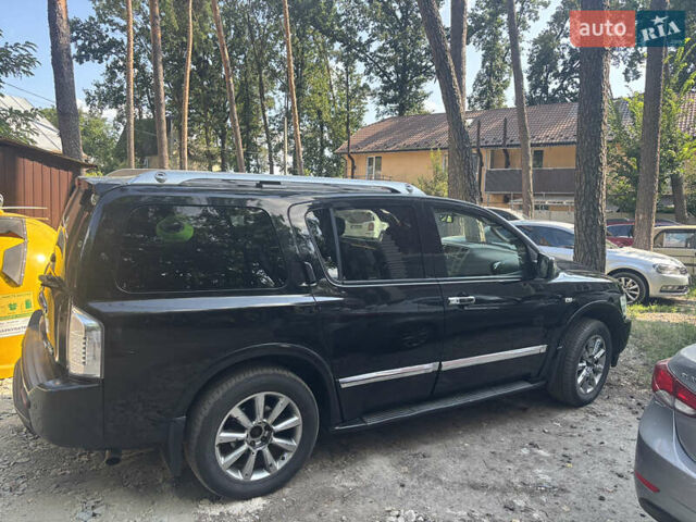 Черный Инфинити QX56, объемом двигателя 5.55 л и пробегом 450 тыс. км за 8000 $, фото 3 на Automoto.ua
