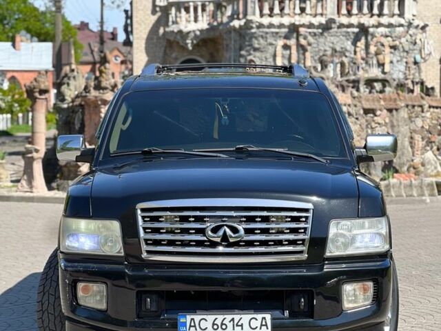 Черный Инфинити QX56, объемом двигателя 5.6 л и пробегом 283 тыс. км за 12000 $, фото 7 на Automoto.ua