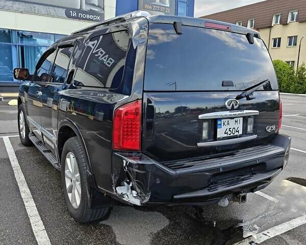 Чорний Інфініті QX56, об'ємом двигуна 5.6 л та пробігом 211 тис. км за 9499 $, фото 4 на Automoto.ua