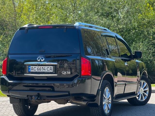 Черный Инфинити QX56, объемом двигателя 5.6 л и пробегом 283 тыс. км за 12000 $, фото 4 на Automoto.ua