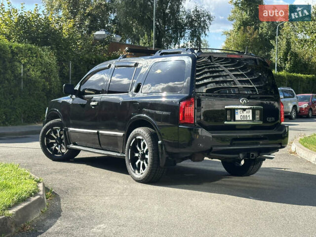 Черный Инфинити QX56, объемом двигателя 5.6 л и пробегом 250 тыс. км за 9890 $, фото 22 на Automoto.ua