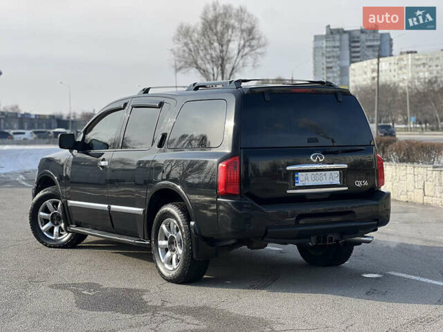 Черный Инфинити QX56, объемом двигателя 5.6 л и пробегом 201 тыс. км за 13800 $, фото 1 на Automoto.ua