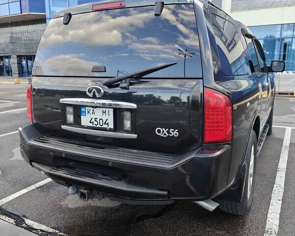 Чорний Інфініті QX56, об'ємом двигуна 5.6 л та пробігом 211 тис. км за 9499 $, фото 2 на Automoto.ua