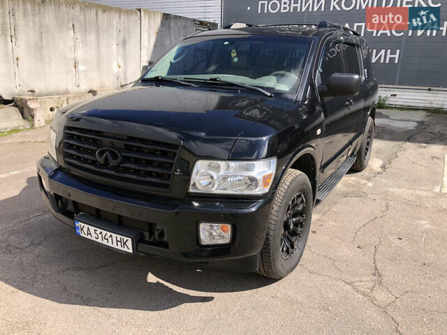 Черный Инфинити QX56, объемом двигателя 5.6 л и пробегом 229 тыс. км за 11499 $, фото 4 на Automoto.ua