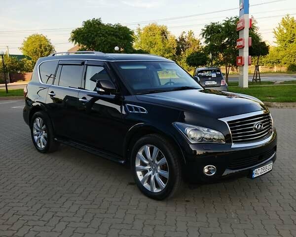 Черный Инфинити QX56, объемом двигателя 5.55 л и пробегом 141 тыс. км за 18100 $, фото 7 на Automoto.ua