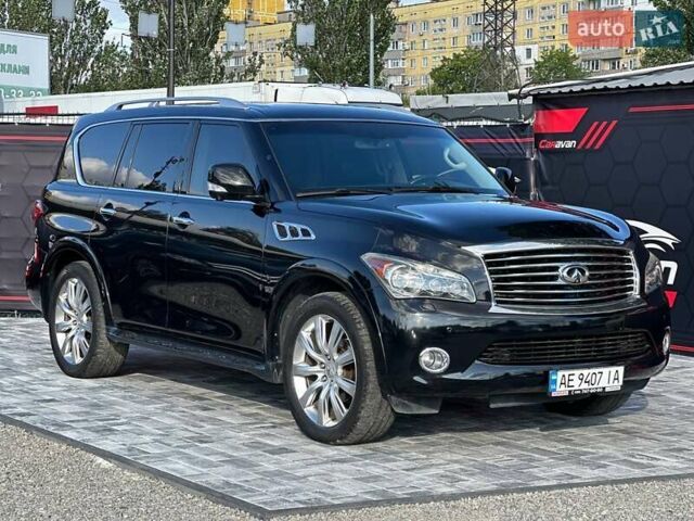 Черный Инфинити QX56, объемом двигателя 5.55 л и пробегом 203 тыс. км за 13999 $, фото 1 на Automoto.ua
