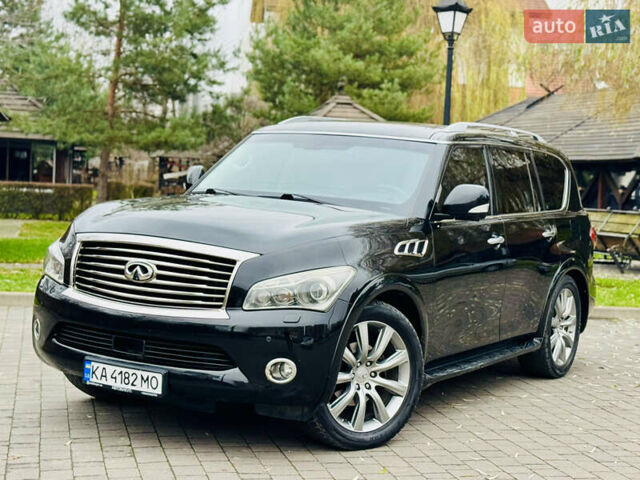 Черный Инфинити QX56, объемом двигателя 5.6 л и пробегом 220 тыс. км за 21500 $, фото 5 на Automoto.ua