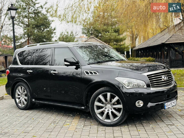 Черный Инфинити QX56, объемом двигателя 5.6 л и пробегом 220 тыс. км за 21500 $, фото 3 на Automoto.ua