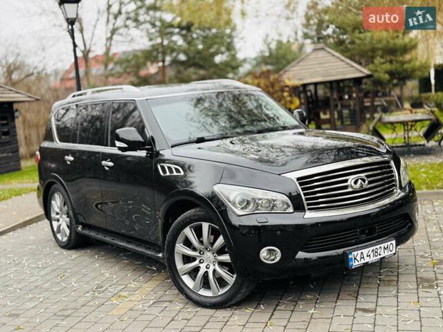 Черный Инфинити QX56, объемом двигателя 5.6 л и пробегом 220 тыс. км за 21500 $, фото 2 на Automoto.ua