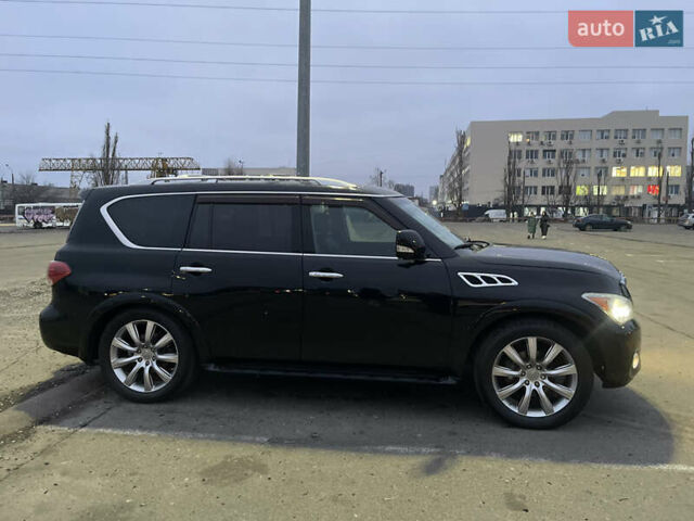 Черный Инфинити QX56, объемом двигателя 5.55 л и пробегом 267 тыс. км за 15000 $, фото 5 на Automoto.ua
