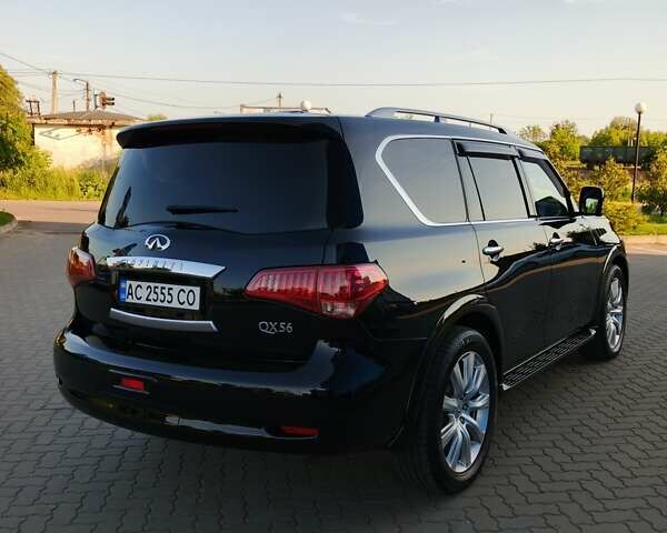 Черный Инфинити QX56, объемом двигателя 5.55 л и пробегом 141 тыс. км за 18100 $, фото 3 на Automoto.ua