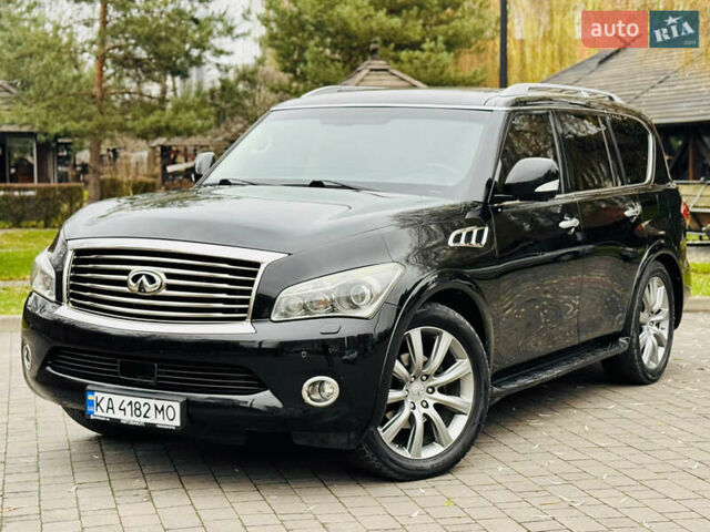 Черный Инфинити QX56, объемом двигателя 5.6 л и пробегом 220 тыс. км за 21500 $, фото 4 на Automoto.ua