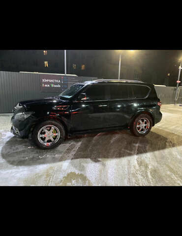 Черный Инфинити QX56, объемом двигателя 5.6 л и пробегом 285 тыс. км за 15600 $, фото 13 на Automoto.ua