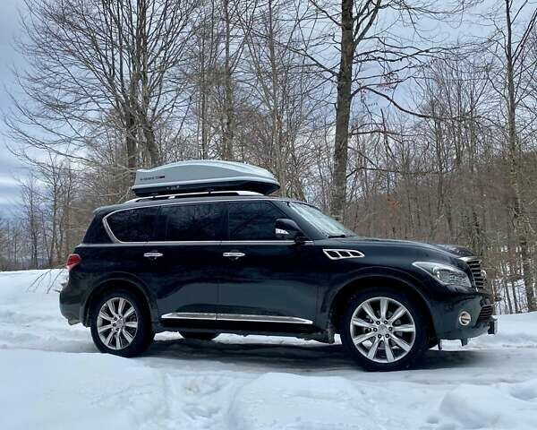 Черный Инфинити QX56, объемом двигателя 5.6 л и пробегом 200 тыс. км за 15176 $, фото 1 на Automoto.ua