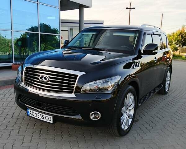 Черный Инфинити QX56, объемом двигателя 5.55 л и пробегом 141 тыс. км за 18100 $, фото 1 на Automoto.ua