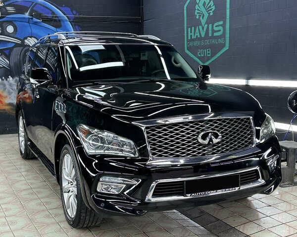 Черный Инфинити QX56, объемом двигателя 5.55 л и пробегом 320 тыс. км за 14500 $, фото 3 на Automoto.ua