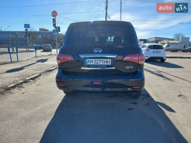 Черный Инфинити QX56, объемом двигателя 5.6 л и пробегом 150 тыс. км за 20500 $, фото 9 на Automoto.ua