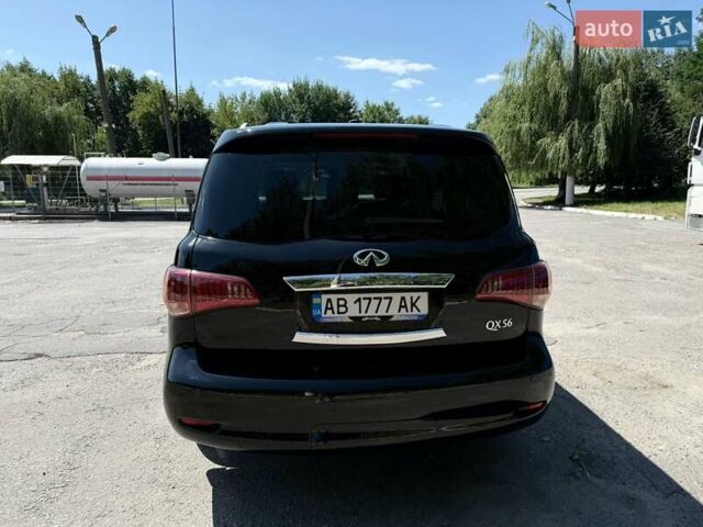 Черный Инфинити QX56, объемом двигателя 5.55 л и пробегом 255 тыс. км за 19000 $, фото 5 на Automoto.ua