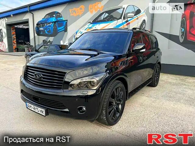 Чорний Інфініті QX56, об'ємом двигуна 5.6 л та пробігом 316 тис. км за 18500 $, фото 1 на Automoto.ua