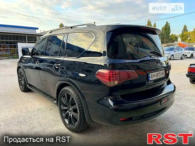 Чорний Інфініті QX56, об'ємом двигуна 5.6 л та пробігом 316 тис. км за 18500 $, фото 2 на Automoto.ua