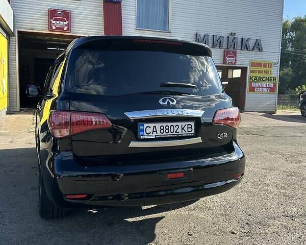 Черный Инфинити QX56, объемом двигателя 5.55 л и пробегом 123 тыс. км за 23500 $, фото 4 на Automoto.ua