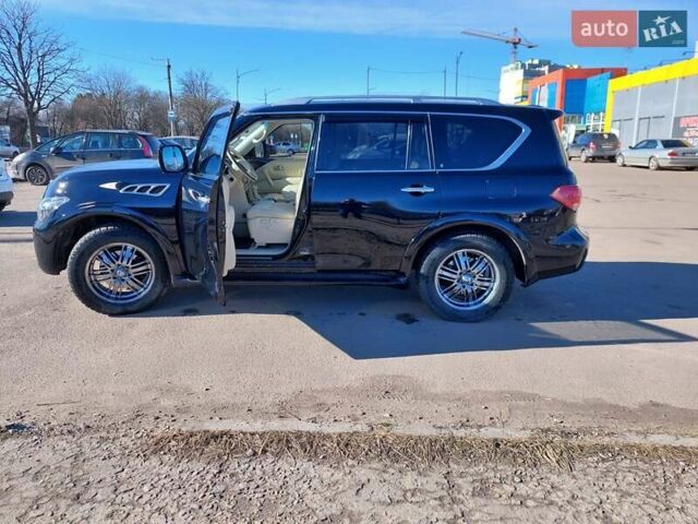Черный Инфинити QX56, объемом двигателя 5.6 л и пробегом 150 тыс. км за 20500 $, фото 1 на Automoto.ua