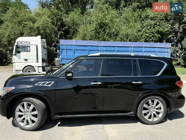Черный Инфинити QX56, объемом двигателя 5.55 л и пробегом 255 тыс. км за 19000 $, фото 8 на Automoto.ua