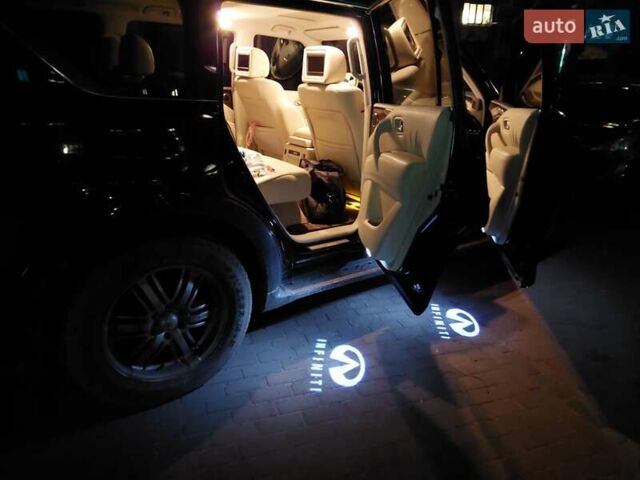 Черный Инфинити QX56, объемом двигателя 5.6 л и пробегом 150 тыс. км за 20500 $, фото 2 на Automoto.ua
