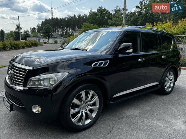 Черный Инфинити QX56, объемом двигателя 5.6 л и пробегом 230 тыс. км за 15000 $, фото 1 на Automoto.ua