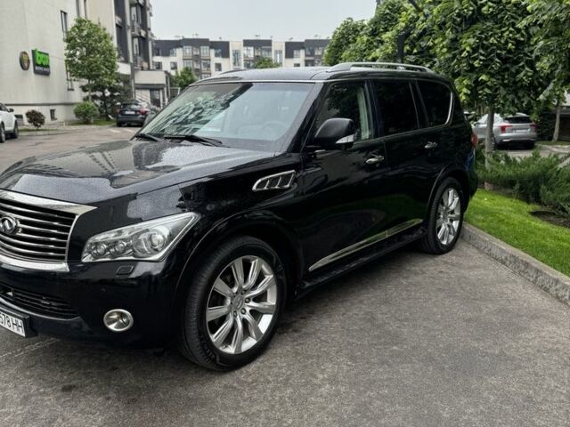 Черный Инфинити QX56, объемом двигателя 5.6 л и пробегом 305 тыс. км за 17800 $, фото 1 на Automoto.ua