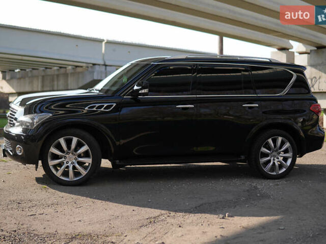 Черный Инфинити QX56, объемом двигателя 5.55 л и пробегом 114 тыс. км за 19500 $, фото 2 на Automoto.ua