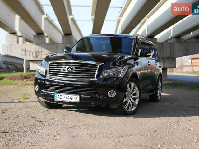 Черный Инфинити QX56, объемом двигателя 5.55 л и пробегом 114 тыс. км за 19500 $, фото 18 на Automoto.ua