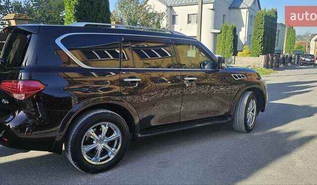 Коричневый Инфинити QX56, объемом двигателя 5.55 л и пробегом 265 тыс. км за 25000 $, фото 3 на Automoto.ua