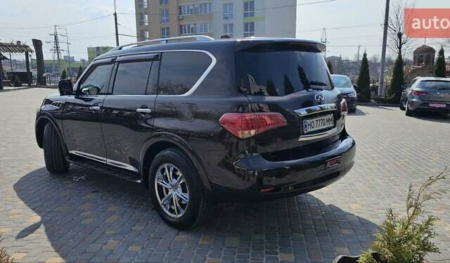 Коричневый Инфинити QX56, объемом двигателя 5.55 л и пробегом 265 тыс. км за 25000 $, фото 4 на Automoto.ua