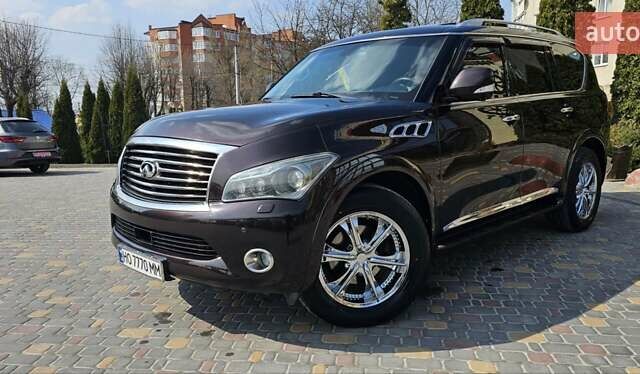Коричневый Инфинити QX56, объемом двигателя 5.55 л и пробегом 265 тыс. км за 25000 $, фото 13 на Automoto.ua
