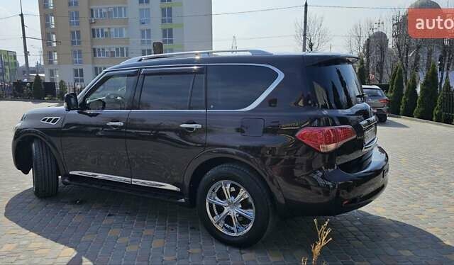 Коричневый Инфинити QX56, объемом двигателя 5.55 л и пробегом 265 тыс. км за 25000 $, фото 3 на Automoto.ua