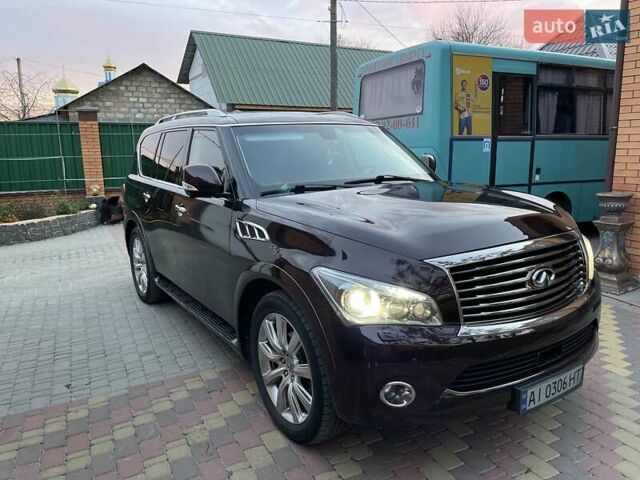 Коричневий Інфініті QX56, об'ємом двигуна 5.6 л та пробігом 122 тис. км за 23000 $, фото 3 на Automoto.ua