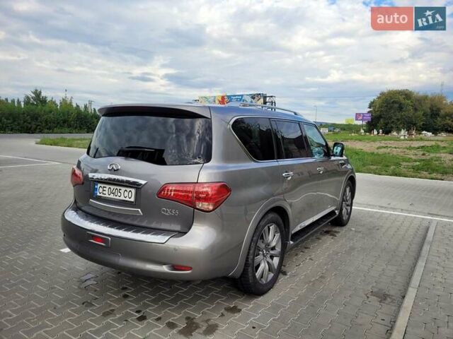 Серый Инфинити QX56, объемом двигателя 5.55 л и пробегом 202 тыс. км за 20500 $, фото 2 на Automoto.ua