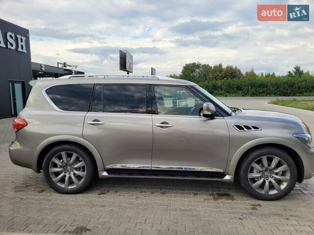 Серый Инфинити QX56, объемом двигателя 5.55 л и пробегом 202 тыс. км за 20500 $, фото 1 на Automoto.ua