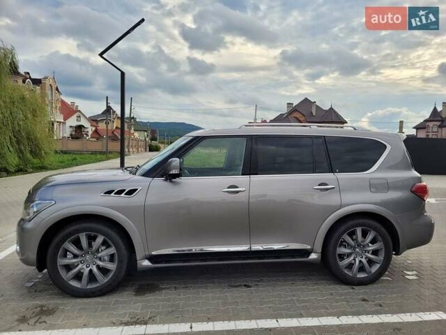 Серый Инфинити QX56, объемом двигателя 5.55 л и пробегом 202 тыс. км за 20500 $, фото 4 на Automoto.ua