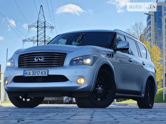 Серый Инфинити QX56, объемом двигателя 5.55 л и пробегом 243 тыс. км за 16500 $, фото 3 на Automoto.ua